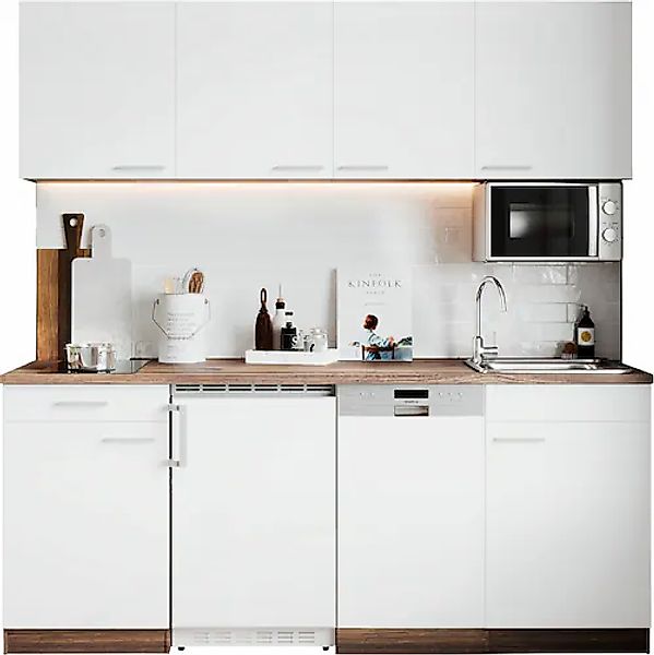 RESPEKTA Küche "Oliver" Breite 195 cm, wechselseitig aufbaubar günstig online kaufen