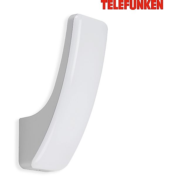 Telefunken LED-Außenleuchte Gent Silberfarbig günstig online kaufen