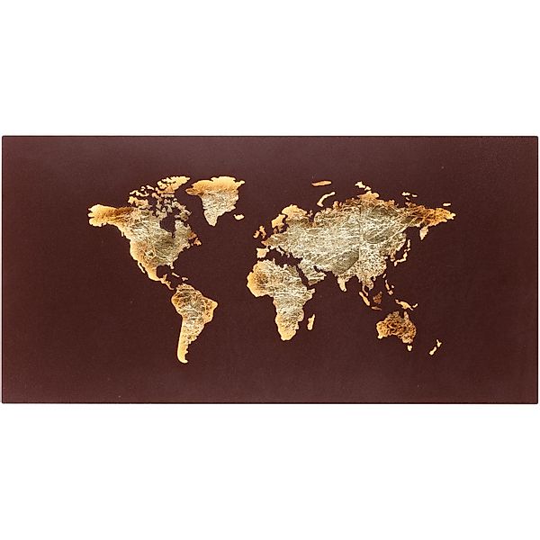 Paul Neuhaus LED-Wandleuchte Map Rost 60 x 30 cm günstig online kaufen