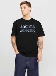 Jack & Jones Rundhalsshirt "JJEBRYAN CORP LOGO TEE SS O-NECK NOOS" mit Logo günstig online kaufen