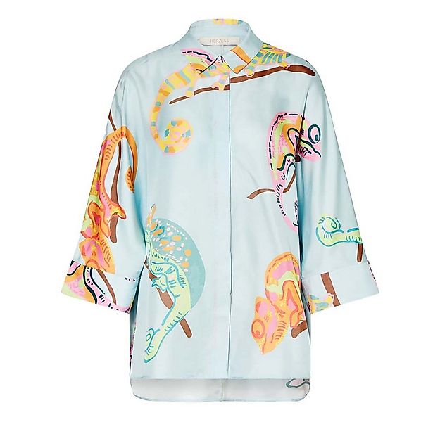 Herzensangelegenheit Blusentop HERZENS Seiden-Hemdbluse mit Allover-Muster günstig online kaufen