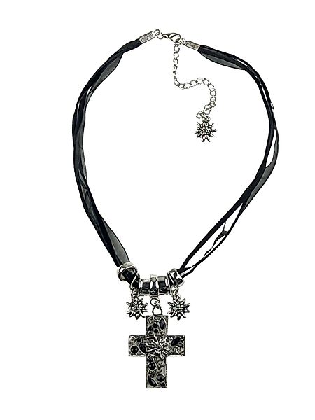 Allgäu Rebell Kette mit Anhänger "Hannelore", mit kleinen Edelweiß günstig online kaufen