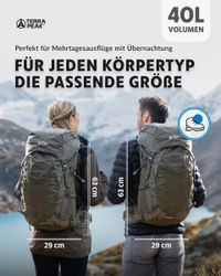 Terra Peak Wanderrucksack Airant 40, Rucksack günstig online kaufen