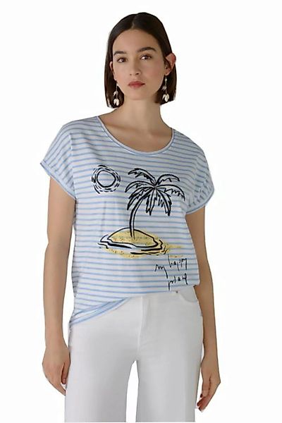 Oui T-Shirt Oui Damen T-Shirt Ringel 40 (1-tlg) günstig online kaufen