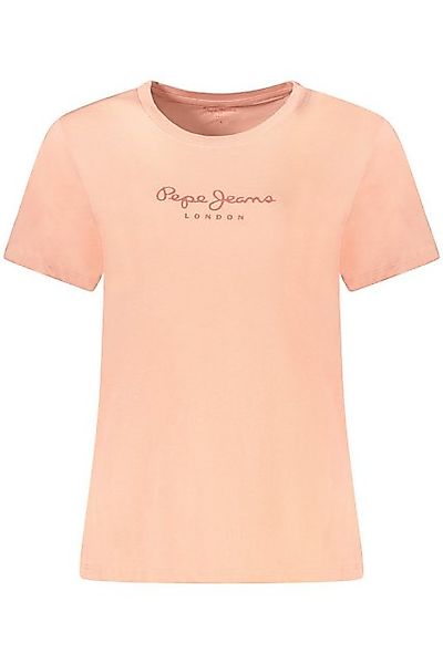 Pepe Jeans T-Shirt Damen T-Shirt Rosa mit Rundhalsausschnitt aus günstig online kaufen