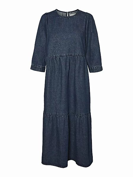 NOISY MAY Lang Jeanskleid Damen Blau günstig online kaufen