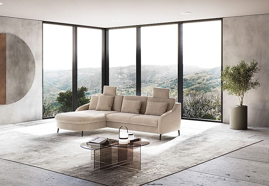 sit&more Ecksofa »Soul L-Form«, wahlweise mit Bettfunktion und Bettkasten o günstig online kaufen