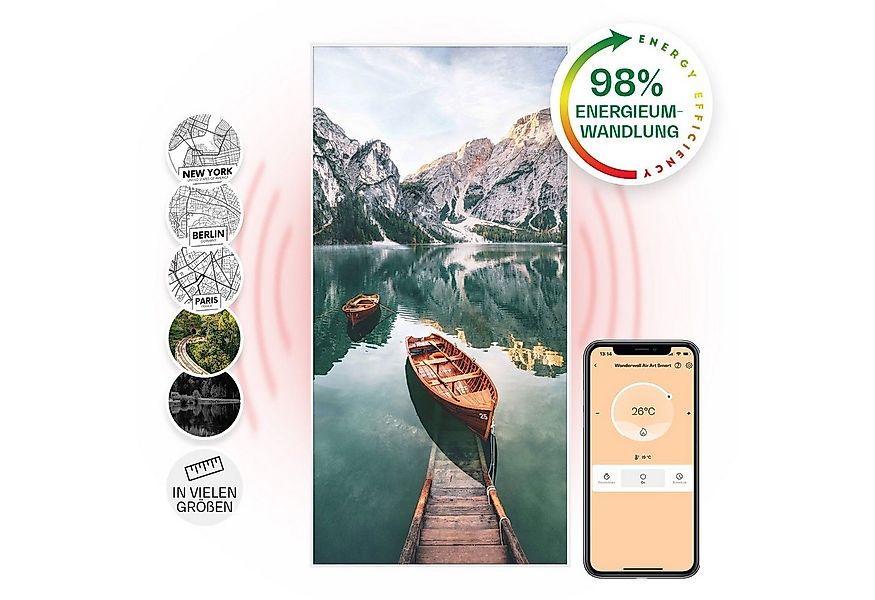 Klarstein Heizkörper Wonderwall Air Art Smart 700W, elektrische Infrarothei günstig online kaufen