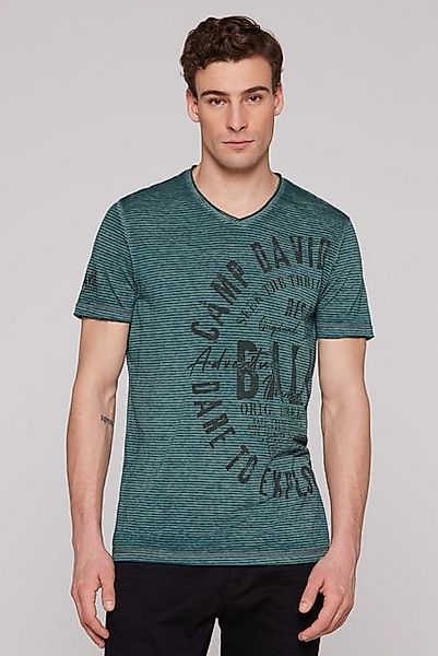 CAMP DAVID T-Shirt mit Logo Print günstig online kaufen