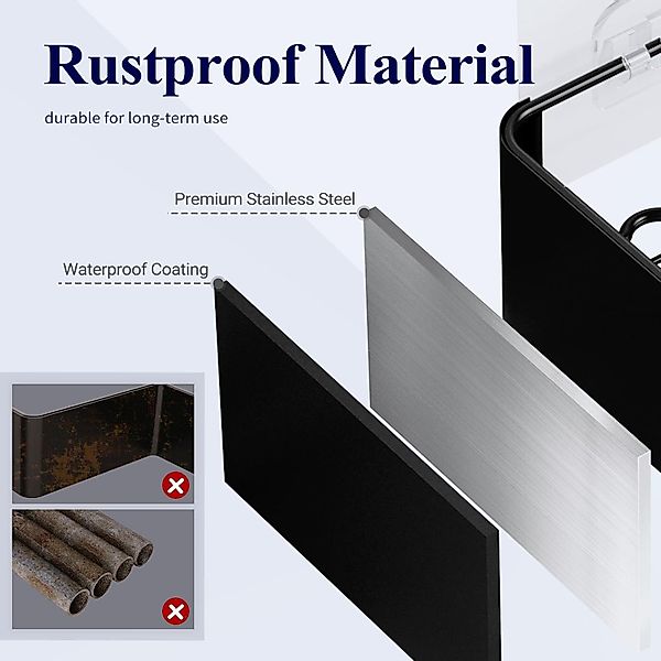 POPOLIC Duschablage 2 Stück rostfreie Badezimmer günstig online kaufen