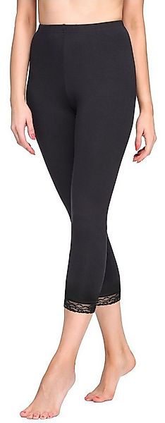 Merry Style Leggings Damen 3/4 Capri Hose MS10-290 (1-tlg) elastischer Bund günstig online kaufen