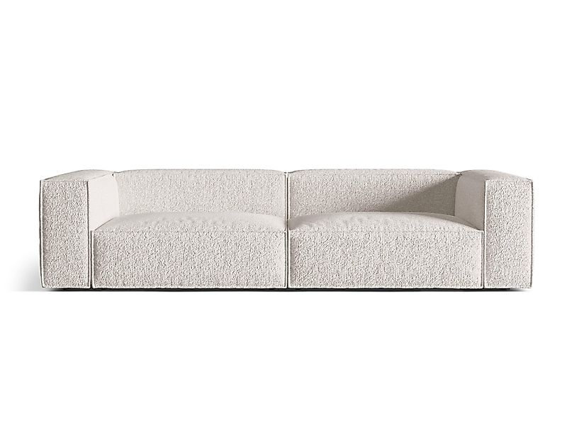 Micadoni | 3-Sitzer-Sofa Nuria Bouclé günstig online kaufen