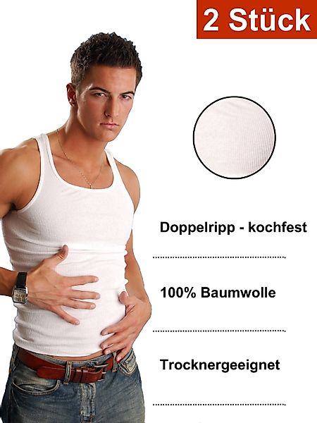 Cocain underwear Unterhemd Geripptes Herren Unterhemd günstig online kaufen