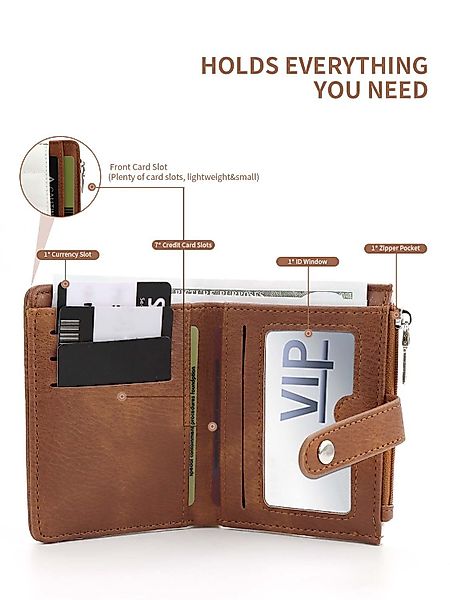 Coonoor Geldbörse für Damen PU Leder günstig online kaufen