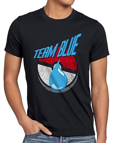 style3 T-Shirt Team Blue Blau pokemon go Weisheit Wasser Mystic eis go poke günstig online kaufen