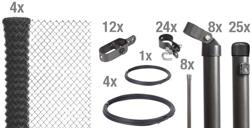 Alberts Maschendrahtzaun, (Set), Höhe: 80 - günstig online kaufen
