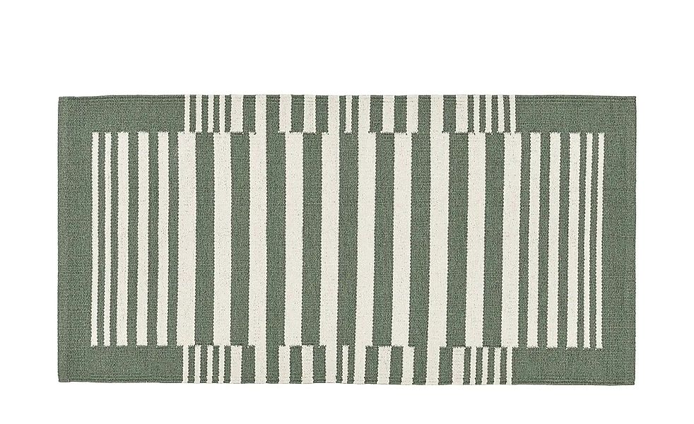 Kelim-Teppich  Buri ¦ grün ¦ Baumwolle ¦ Maße (cm): B: 60 Teppiche > Naturt günstig online kaufen