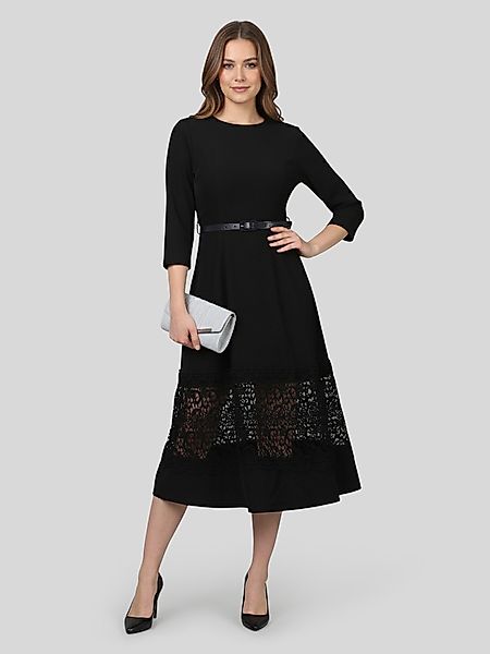 LAPA PLUS A-Linien-Kleid Damen Elegant Spitzenbesetztes günstig online kaufen