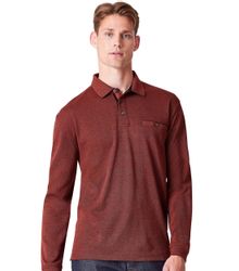 CASA MODA Pflegeleichtes Stretch-Poloshirt Farbe terra Größe: 5XL günstig online kaufen