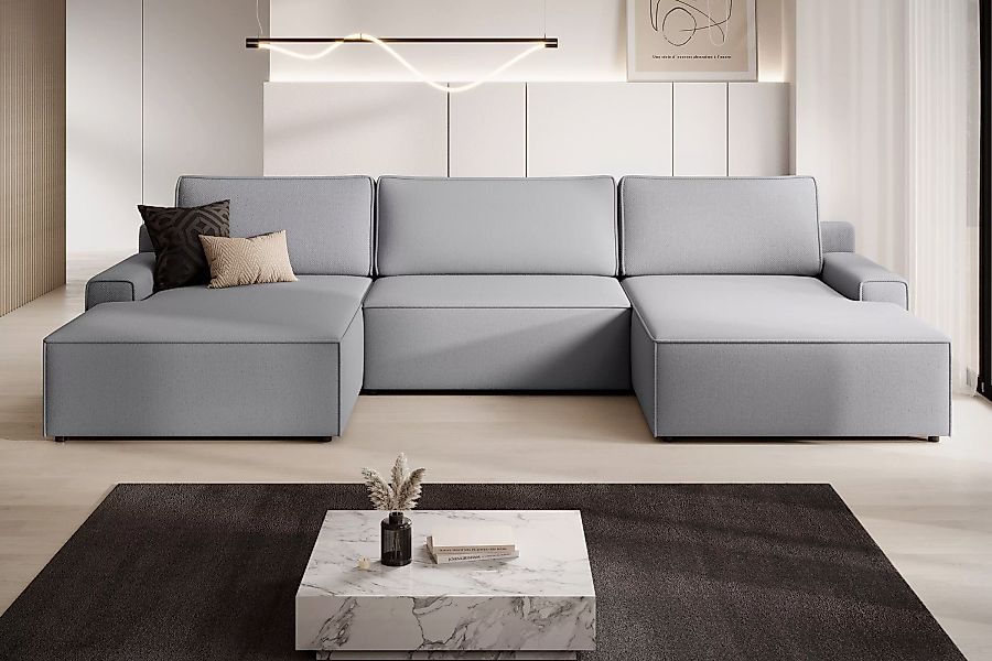 TRENDMANUFAKTUR Wohnlandschaft »Challenge, Schlafsofa mit Bettkasten, Couch günstig online kaufen