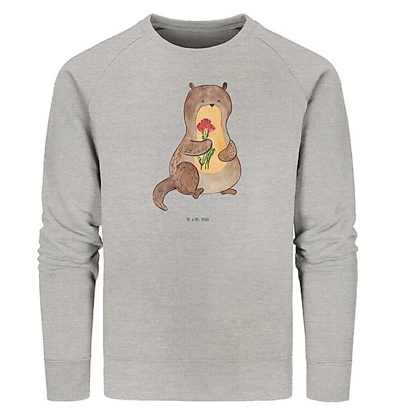 Mr. & Mrs. Panda Longpullover Otter Blumenstrauß Größe S - Heather Grey - G günstig online kaufen