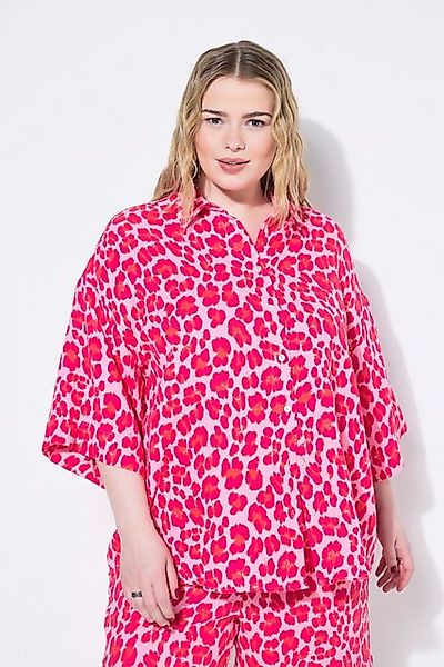 Studio Untold Hemdbluse Musselin-Bluse oversized Color-Leo günstig online kaufen