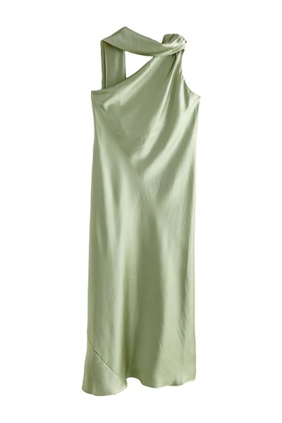 Next Satinkleid Maxi-Brautjungfernkleid aus Satin mit günstig online kaufen