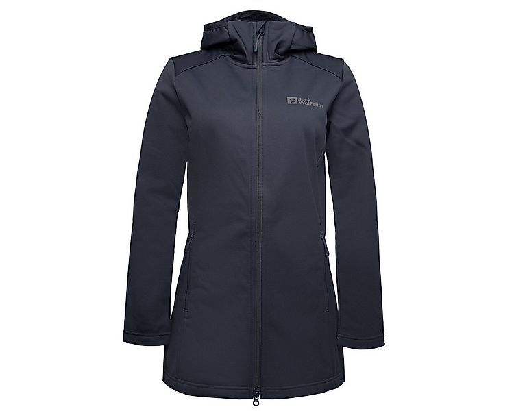 Jack Wolfskin Softshellmantel Windhain Coat Damen Übergangsjacke, Windbreak günstig online kaufen