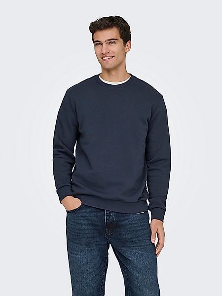 ONLY & SONS Sweatshirt ONSCERES CREW NECK NOOS Baumwollmischung, regular fi günstig online kaufen