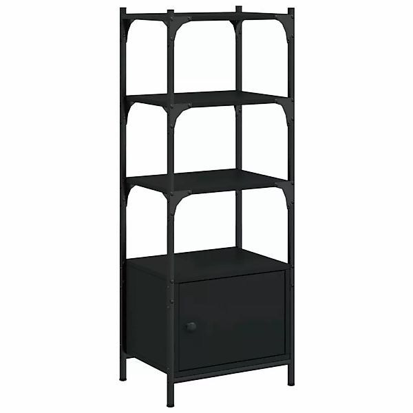 vidaXL Bücherregal Bücherregal 3 Fächer Schwarz günstig online kaufen
