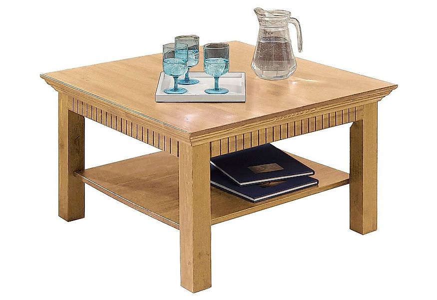 Home affaire Couchtisch Lisa, Kaffeetisch, massives Kiefernholz, B/T/H: 76x günstig online kaufen