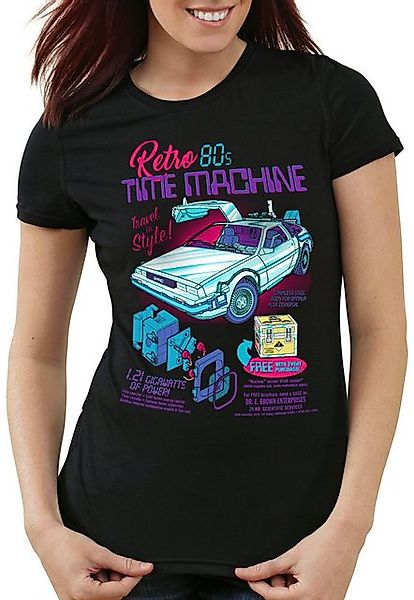 style3 T-Shirt Delorean Zeitmaschine zeitreise zurück in die zukunft dmc-12 günstig online kaufen