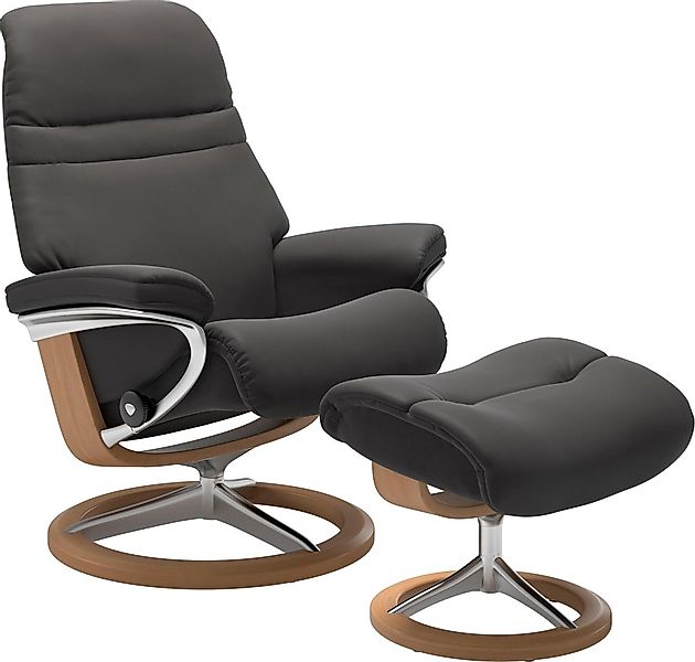 Stressless Relaxsessel "Sunrise" Set, Relaxsessel mit Hocker, mit Signature günstig online kaufen
