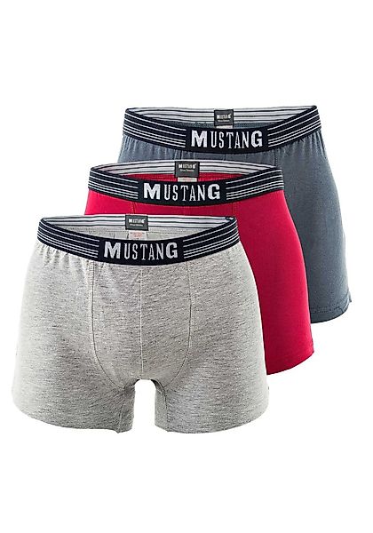 MUSTANG Boxershorts "Boxershort 3er Pack" günstig online kaufen