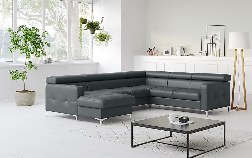 COTTA Wohnlandschaft Sammy U-Form, mit Kopfteilverstellung, günstig online kaufen