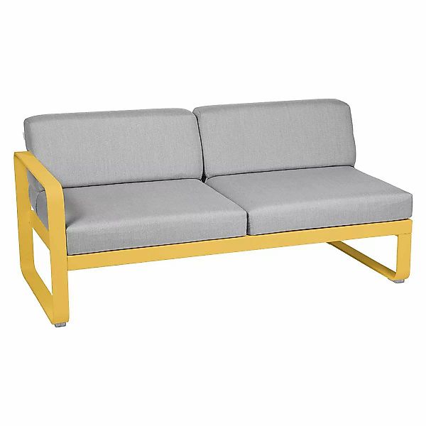 Bellevie Lounge 2-Sitzer Modul C6 Honig 79 Flanellgrau Links günstig online kaufen