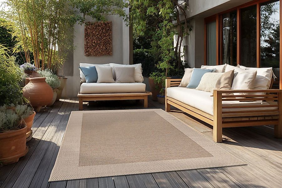 Kayoom Teppich "Tribal 425" rechteckig 6 mm Höhe Kurzflor, In -und Outdoor günstig online kaufen