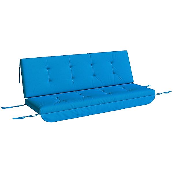 Outsunny Hollywoodschaukel 170cm mit Auflagen-Set, Stuhlkissen, Schaukelauf günstig online kaufen