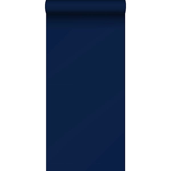 Sanders & Sanders Tapete Uni Marineblau 53 cm x 10.05 m günstig online kaufen