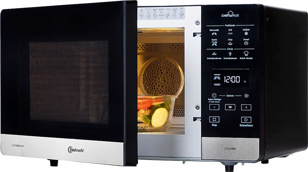 BAUKNECHT Mikrowelle "MW 59 MB" Dampfgarfunktion  Grill  Heißluft  Mikrowel günstig online kaufen