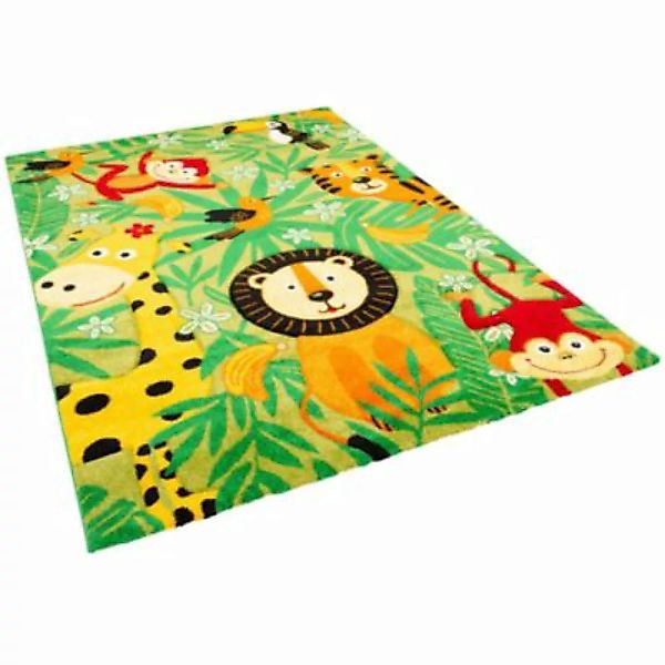 Pergamon Kinder Teppich Maui Kids Safari Spielteppiche grün Gr. 200 x 290 günstig online kaufen