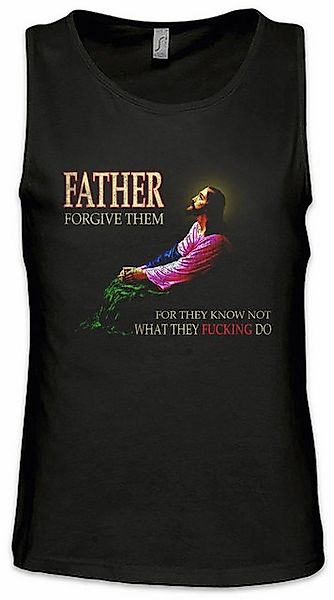 Urban Backwoods Tanktop Father Forgive Them Ärmelloses T-Shirt Jesus Christ günstig online kaufen