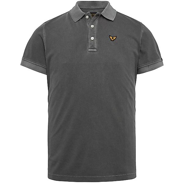 PME Legend Poloshirt short sleeve garment dyed pique asphalt günstig online kaufen