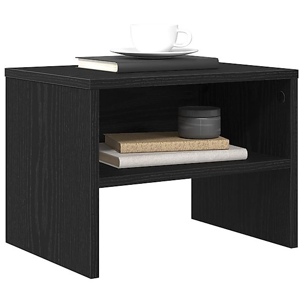 vidaXL Nachttisch Nachttisch 2 pcs Schwarze günstig online kaufen