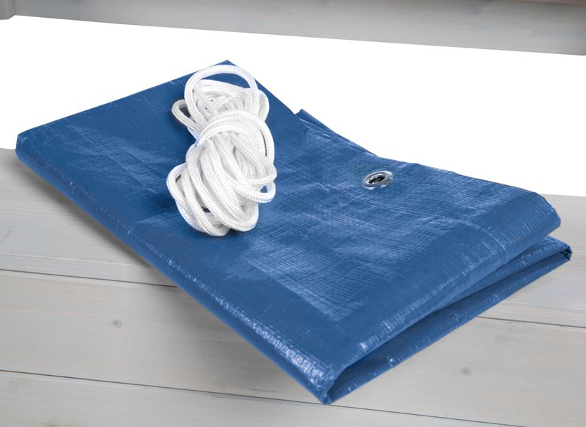 roba® Sandkasten-Abdeckplane, 154x154 cm, wetterfest, Metallösen günstig online kaufen