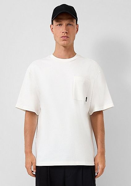 QS Kurzarmshirt T-Shirt Loose Fit T-Shirt günstig online kaufen