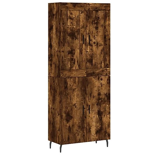 vidaXL Highboard Räuchereiche 69,5x34x180 cm Holzwerkstoff 3199574 günstig online kaufen