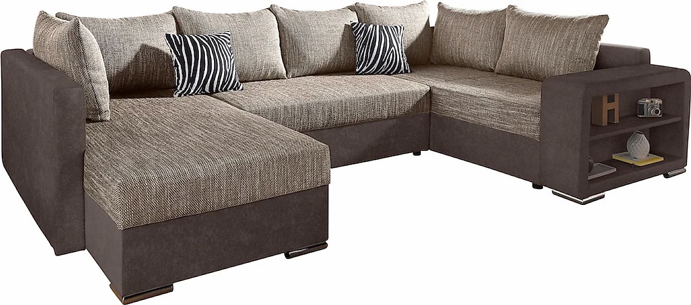 COLLECTION AB Wohnlandschaft »John U-Form« mit Bettfunktion, wahlweise mit günstig online kaufen