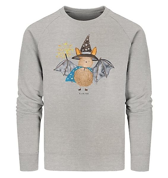 Mr. & Mrs. Panda Longpullover Fledermaus Zauberer Größe M - Heather Grey - günstig online kaufen