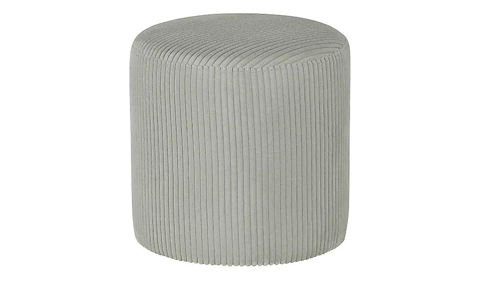 como Pouf  Marlene ¦ grün ¦ Maße (cm): H: 40,5  Ø: 41 Polstermöbel > Hocker günstig online kaufen